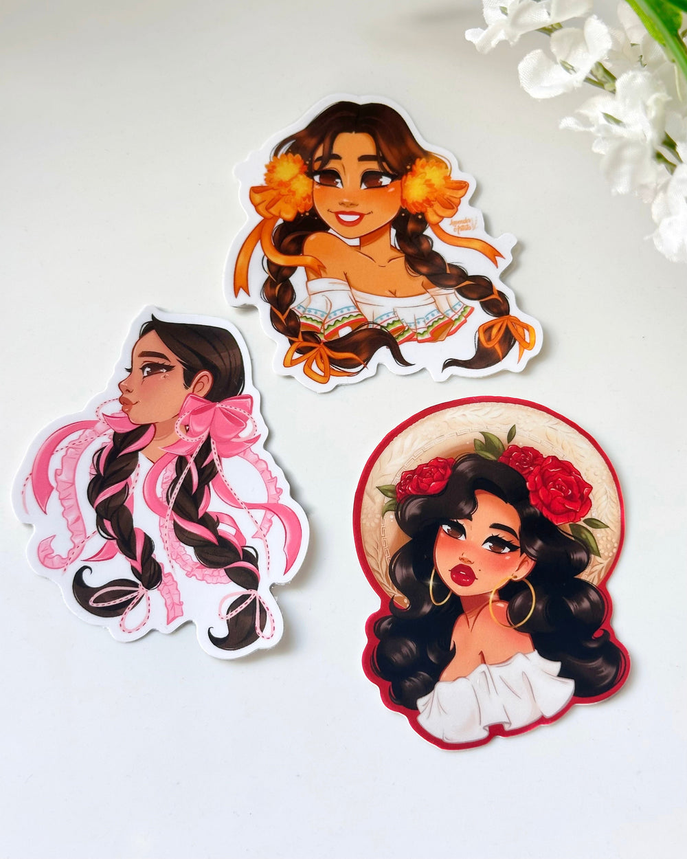 Pink Ribbons Sticker