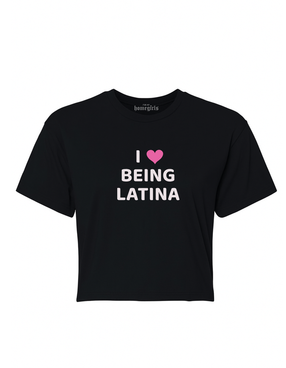 I love being Latina crop top