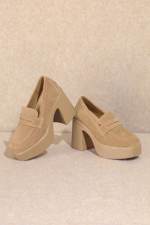 Holana Chunky Platform Penny Loafers