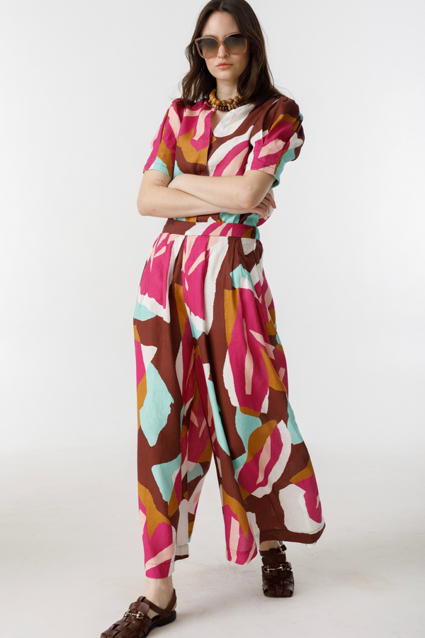 Cape Linen Pants - Candela Prints