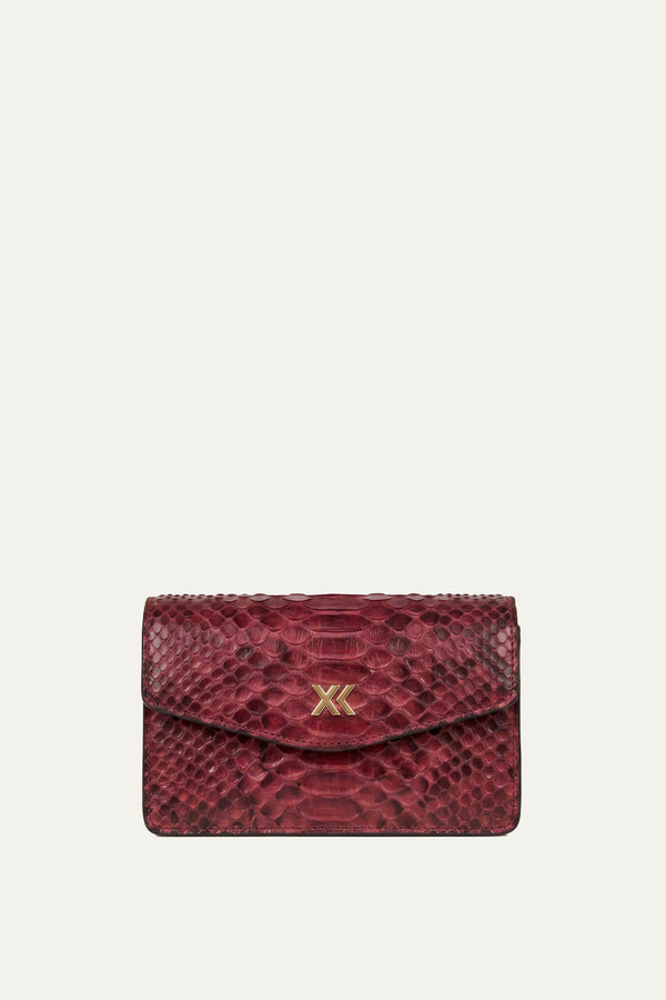 The Met Clutch in Wine
