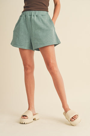 Brush-soft High Waisted Sweat Shorts