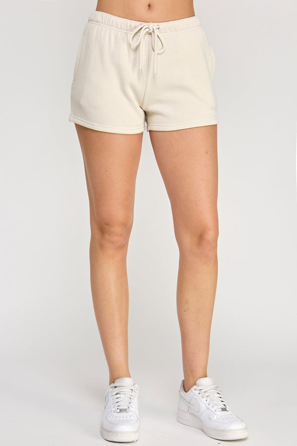 Basic Fleece Shorts With Side Pockets