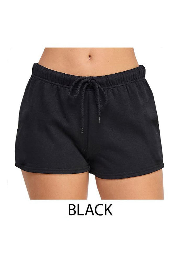 Basic Fleece Shorts With Side Pockets