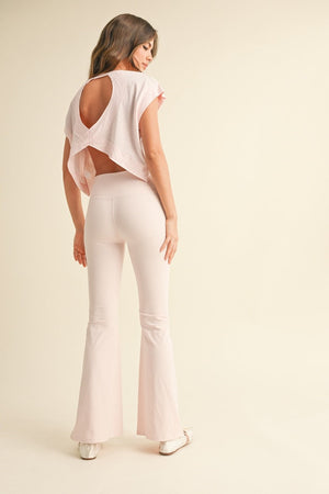 Cutout Back Layering Tee