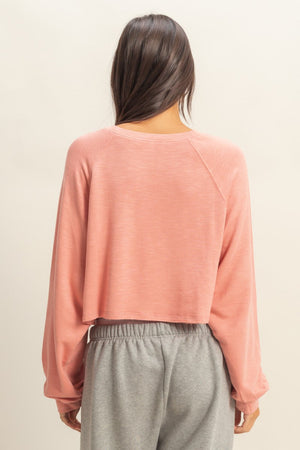 Long Sleeve Round Neck Top