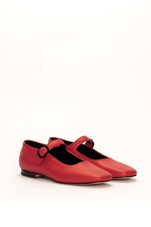 Jules Mary Jane Shoes in Red