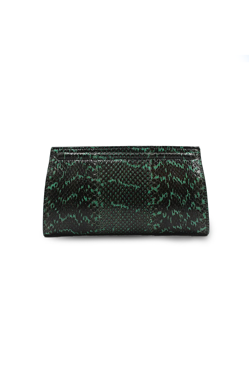 Ivy Clutch in Purple and Green Water Snake