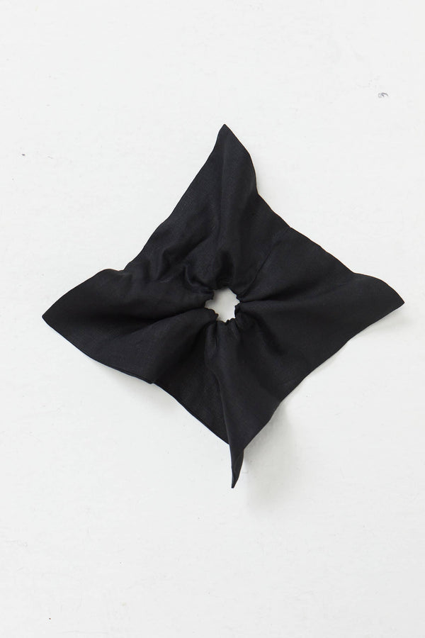 Alexa Linen Hair Scrunchie - Day Forest