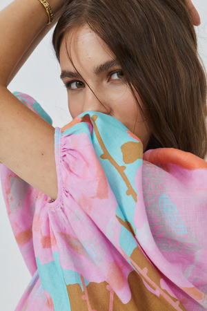 Bubble Linen Shirt - Aquarela