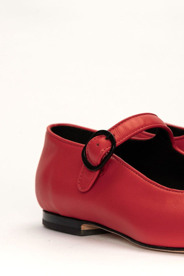 Jules Mary Jane Shoes in Red