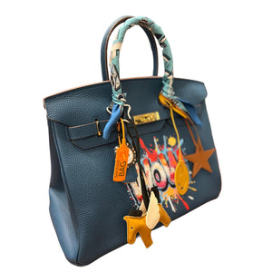 Charcoal Blue Play Bag