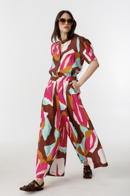 Cape Linen Pants - Candela Prints