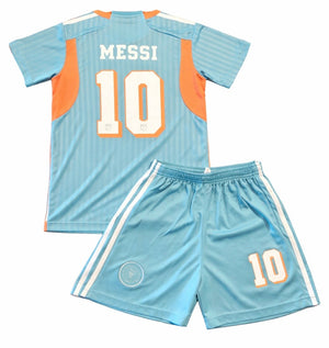 Lionel Messi Inter Miami Kids 3rd 2024/25 Soccer Jersey Kit