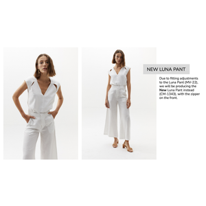 New Luna Linen Pants - Aquarela