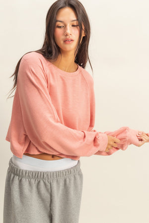 Long Sleeve Round Neck Top