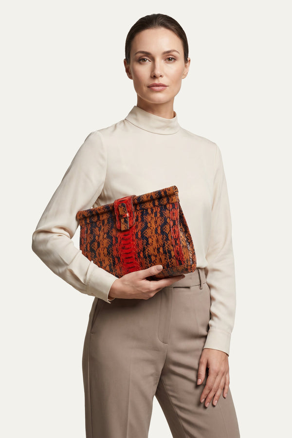 Megan in Bourbon Leather