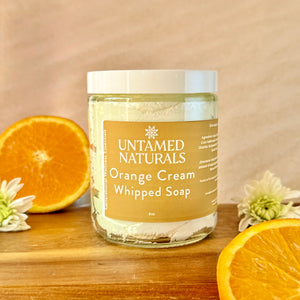 🍊 Orange Cream Whipped Soap: A Lush, Dreamy Cleanse