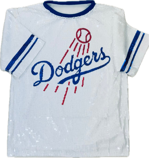 DODGERS SEQUIN GAME DAY DRESS *backorder*