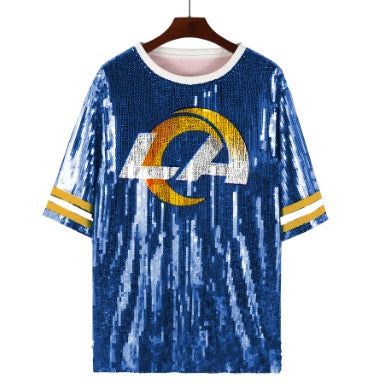 LA Rams Sequin Dress