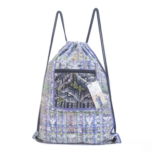 Salsa Upcycled Corte Backpack - Unique Guatemalan Handicraft