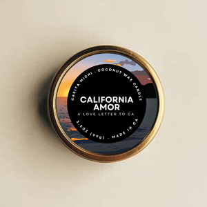 CALIFORNIA AMOR CANDLE TIN