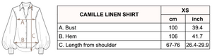 Camille Linen Shirt - Black