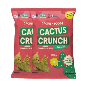 Cactus Crunch Tortilla Chips - Sea Salt Bundle (4 Pack) 5oz. Bags