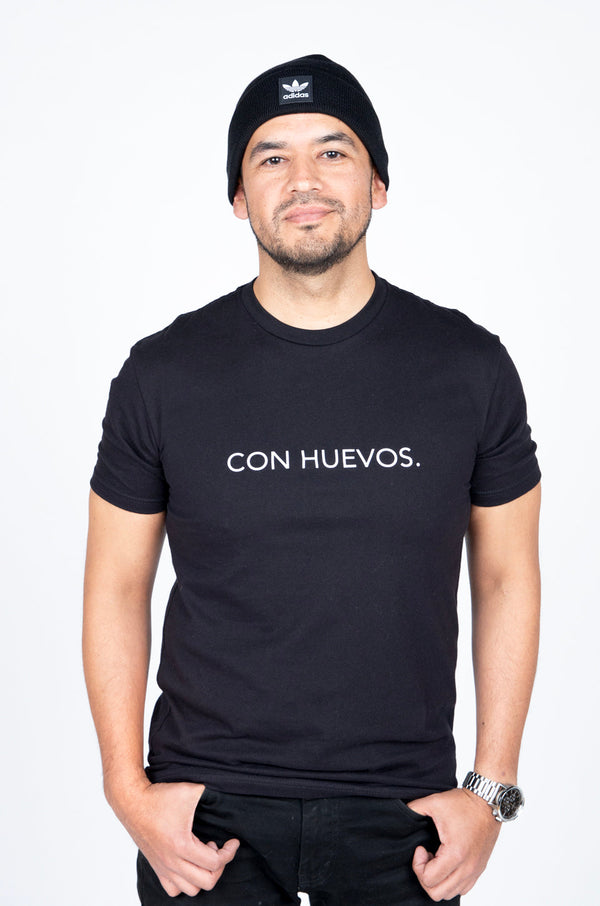 Con Huevos. T-Shirt in Black (Bundle It and Save)