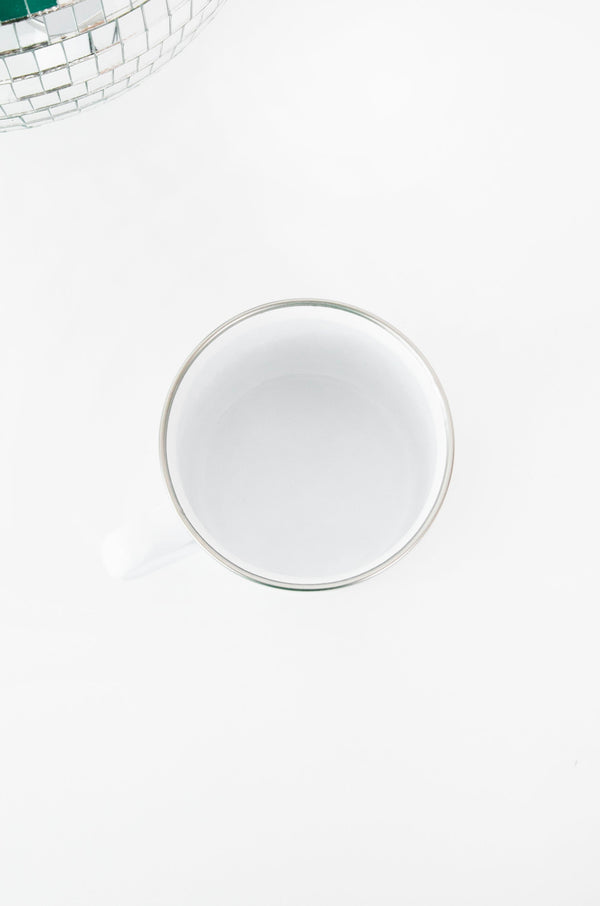 Con Ovarios.™ Enamel Mug (Bundle It and Save)