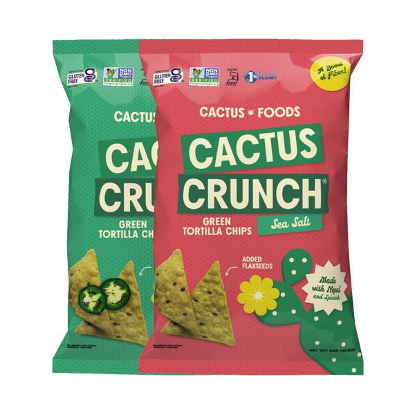 Cactus Crunch Tortilla Chips - Combo Bundle (4 Pack) 5oz. Bags