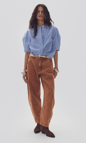 Ambar Denim Pants - Washed Caramel