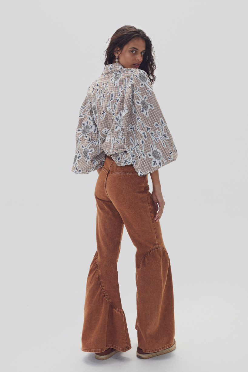 Gypsy Denim Pants - Washed Caramel