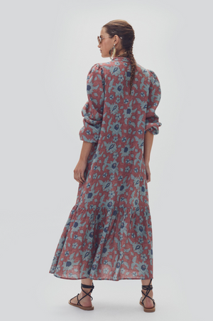 Meknes Linen Dress - Matilde Print