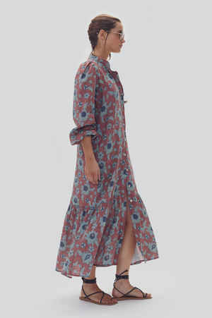 Meknes Linen Dress - Matilde Print