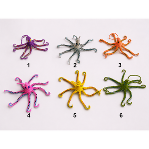 Octopus Seed Bead Ornament - Guatemala