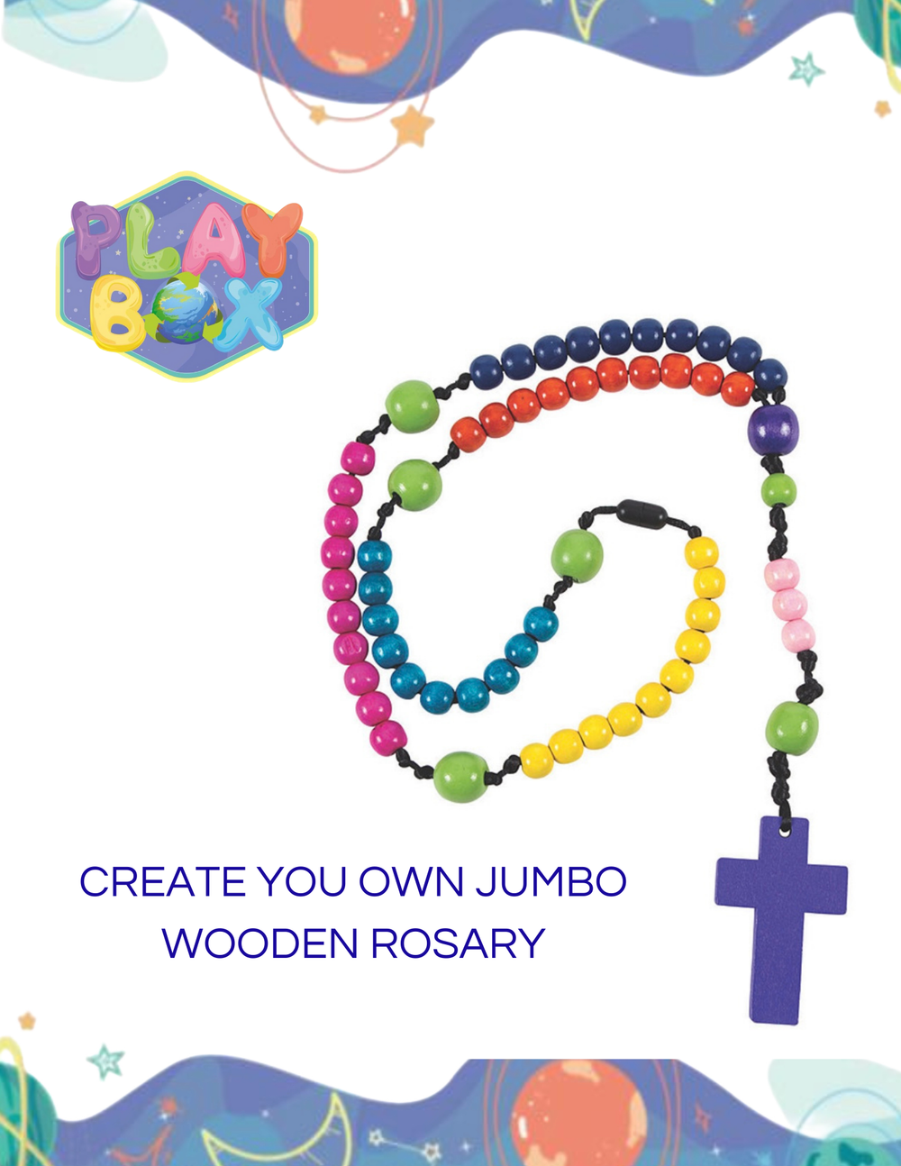 36" JUMBO ROSARY KIT