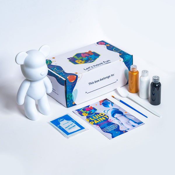 Fluid Paint Masterpiece Bears