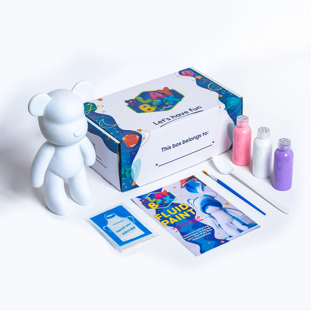 Fluid Paint Masterpiece Bears