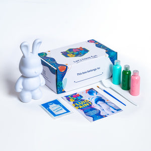 Fluid Paint Masterpiece Bunnies