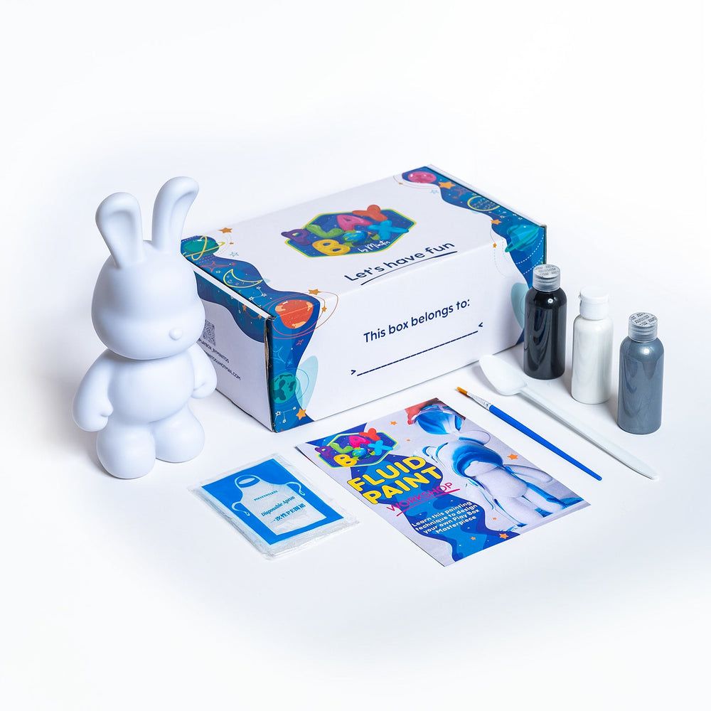 Fluid Paint Masterpiece Bunnies