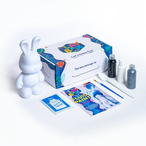 Fluid Paint Masterpiece Bunnies
