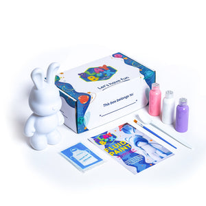 Fluid Paint Masterpiece Bunnies