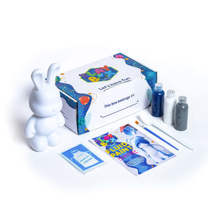 Fluid Paint Masterpiece Bunnies