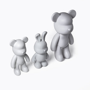 Fluid Paint Masterpiece Bears