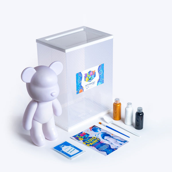 Fluid Paint Masterpiece Bears