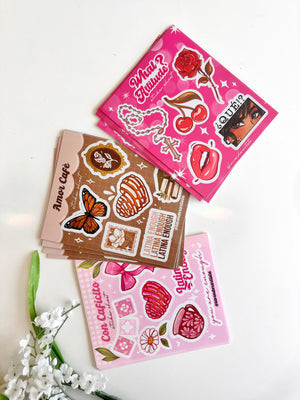 Amor Café-Sticker Sheet