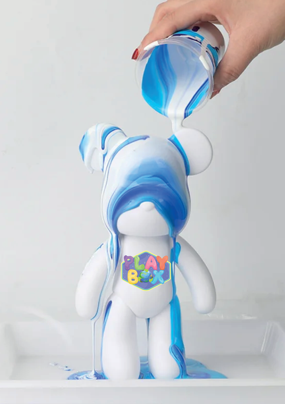 Fluid Paint Masterpiece Bears