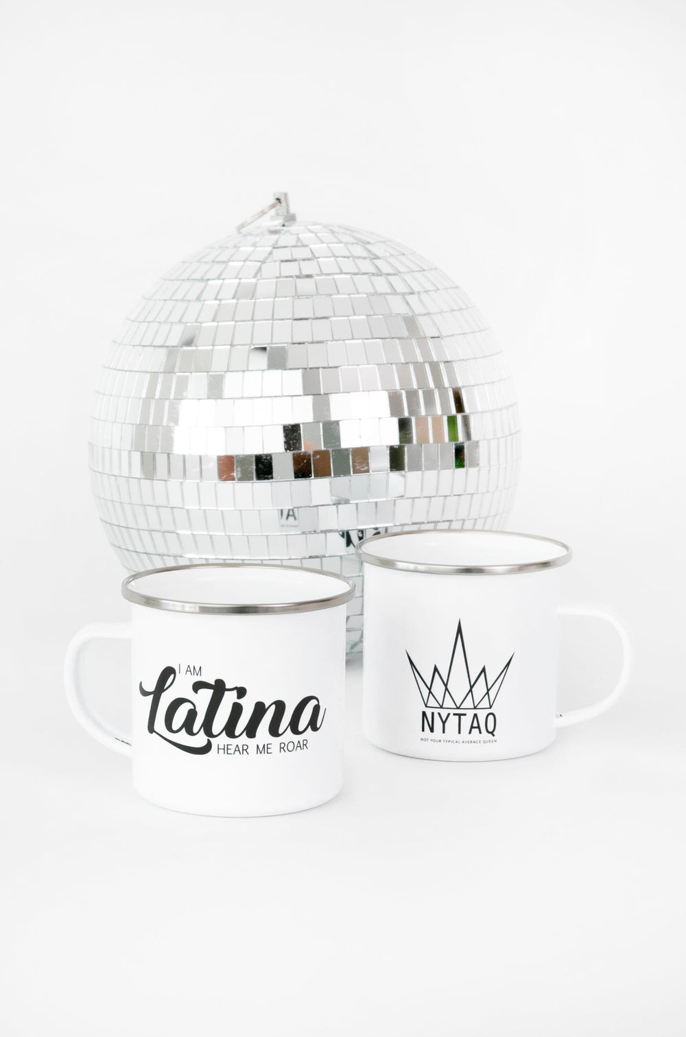 I Am Latina Hear Me Roar Enamel Mug