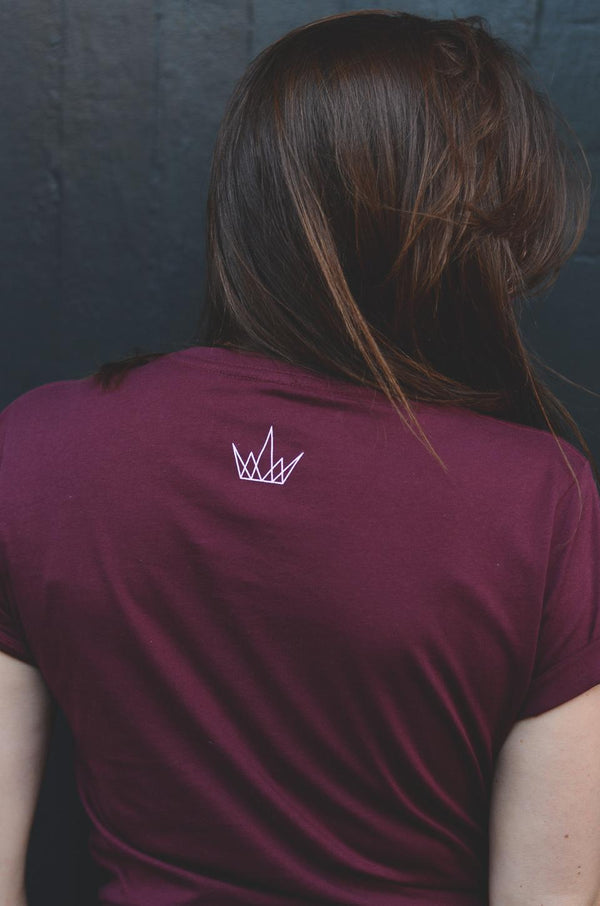 I Am Resilient T-Shirt in Burgundy